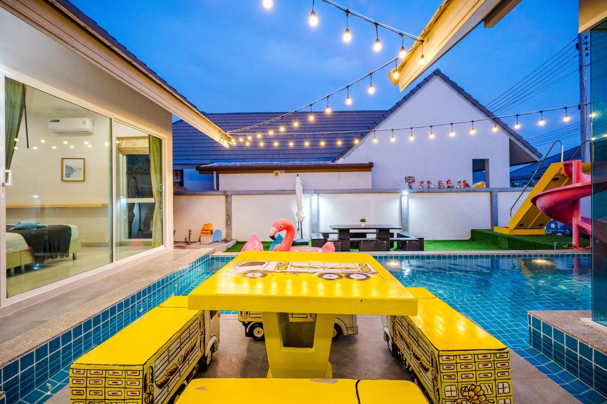 M4 Billion Pool Villa チャアム エクステリア 写真